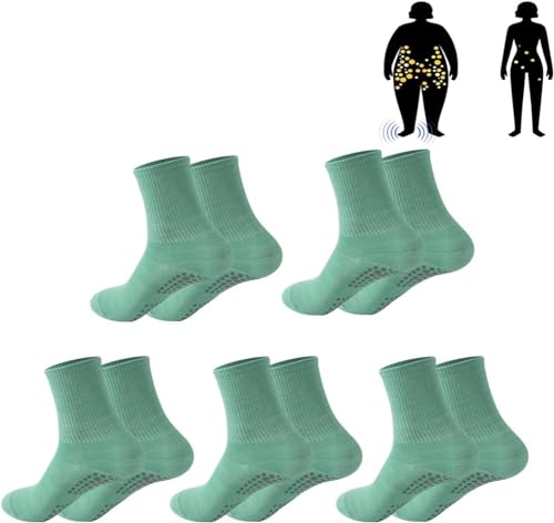 Angelslim Ionized - Calcetines de baja frecuencia con pulso de autocalentamiento, calcetines para quemar grasa de iones de oxígeno negativo, para hombre y mujer