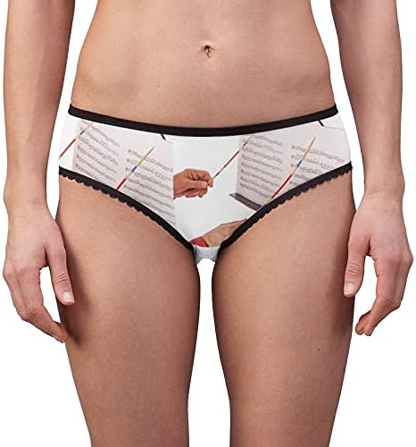 SpreadPassion Music Director Panties, Music Director Underwear, Briefs, Cotton Briefs, Funny Underwear, Panties For Women