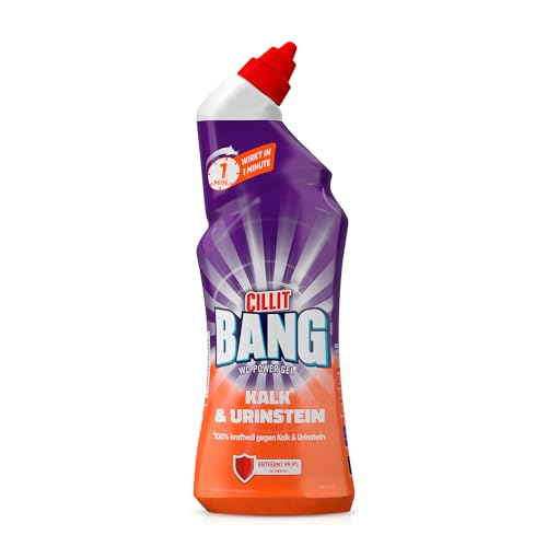 CILLIT BANG WC-Power Gel Kalk- & Urinstein Zerstörer – Kraftvoller WC-Reiniger – 1 x 750 ml – Ansicht 2