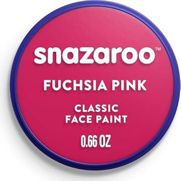 Snazaroo Classic Face and Body Paint for Kids and Adults, Fuchsia Pink Colour, Water Based, Easily Washable, Non-Toxic, Makeup, Body Painting for Parties, for Ages 3+