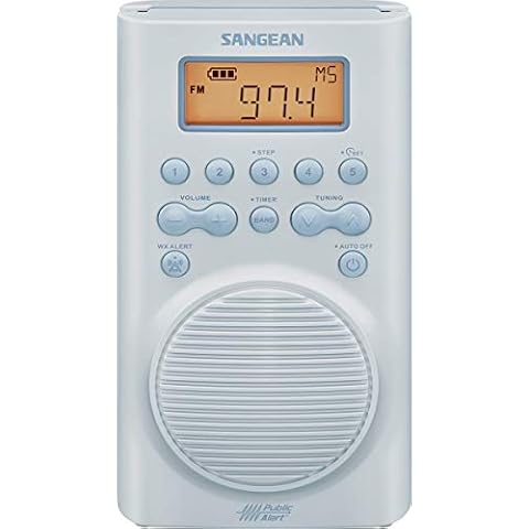 Sangean SG-100 Shower Radio with Weather Alerts Cover