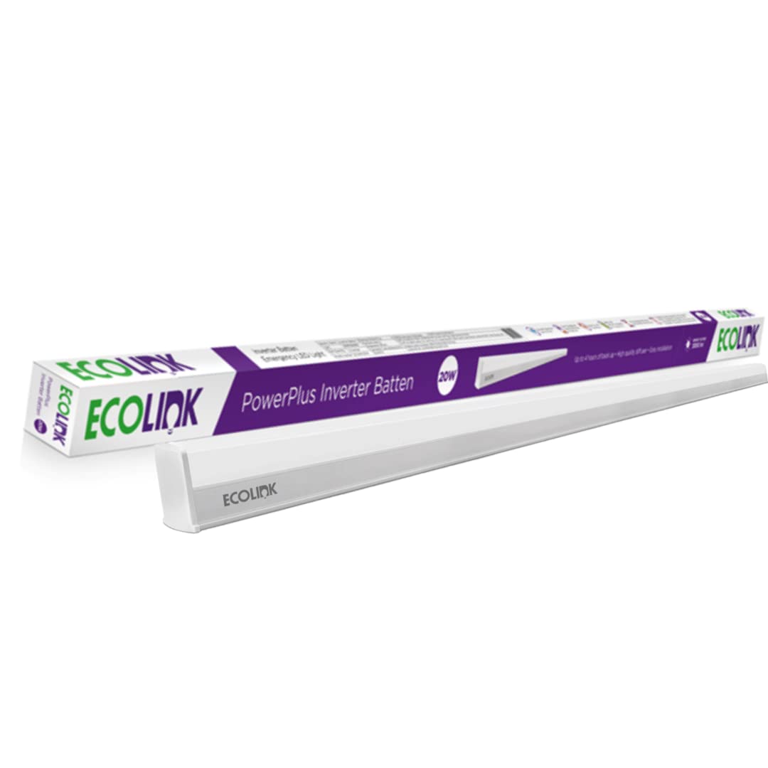 Ecolink Rechargeable Emergency Inverter LED Batten |Power Plus 20