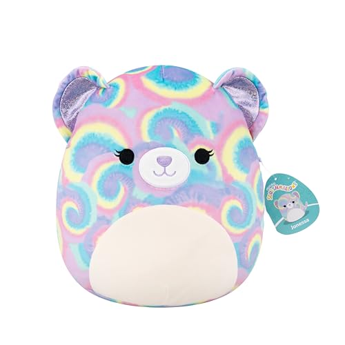 Squishmallows Original 12-Inch Jonessa the Psychadelic Tie-Dye Bear | Collectable Cute Plush Toy, Cuddly Toys for Children, Soft Toys, Cute Teddies Suitable for Girls and Boys Ages 3