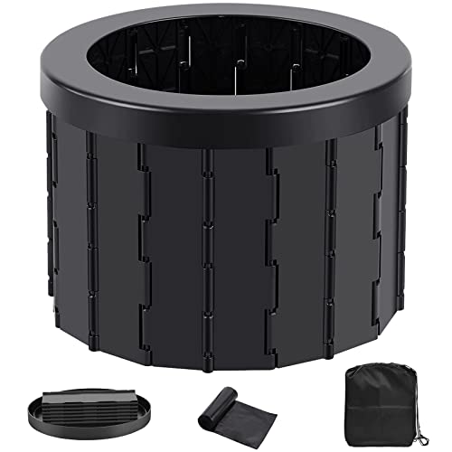 aodovoz Campingtoilette, Mobile Toilette Outdoor, Trenntoilette Tragbar Faltbare Campingklo mit 12 Reinigungsbeuteln für Wandern Autocamping Reisen Cover