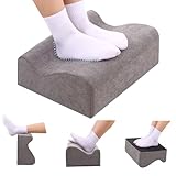 Foot Rest for Under Desk at Work,At Work Soft Ergonomic Footrest,Support Foot Pillow,Heel Chair,Leg Elevation Pillow, (Dark Gray)