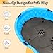 FIIOEOY 6 Pcs Dinosaur Stepping Stones for Kids, Light up Mist Spray & Roaring Non-Slip Balance Stepping Stones with 6 Rechargeable Batteries, Indoor & Outdoor Toys for Toddlers Ages 3-5