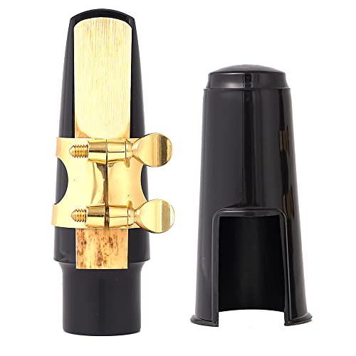 Yomone Alto Saxophone Mouthpiece Set Includes Clip And Cover And A Reed #TOP5