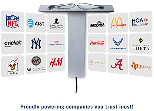 Kwikboost Mini Wall Mounted Cell Phone Charging Shelf | Full Speed Charging For Four Devices | Compatible With Apple Iphone, Ipad, Samsung, Android, Tablets And More! (21” X 14” X 4”) #TOP3