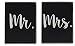 Honeymoon Travel Gifts Mr & Mrs Newlywed Passport Holder Travel Honeymoon Gifts for Bride and Groom Travel Gifts Laser Engraved Leather Passport Holder Black