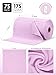 Fantasticlean Microfiber Cleaning Cloth Roll -75 Pack, Tear Away Microfiber Towels, 12