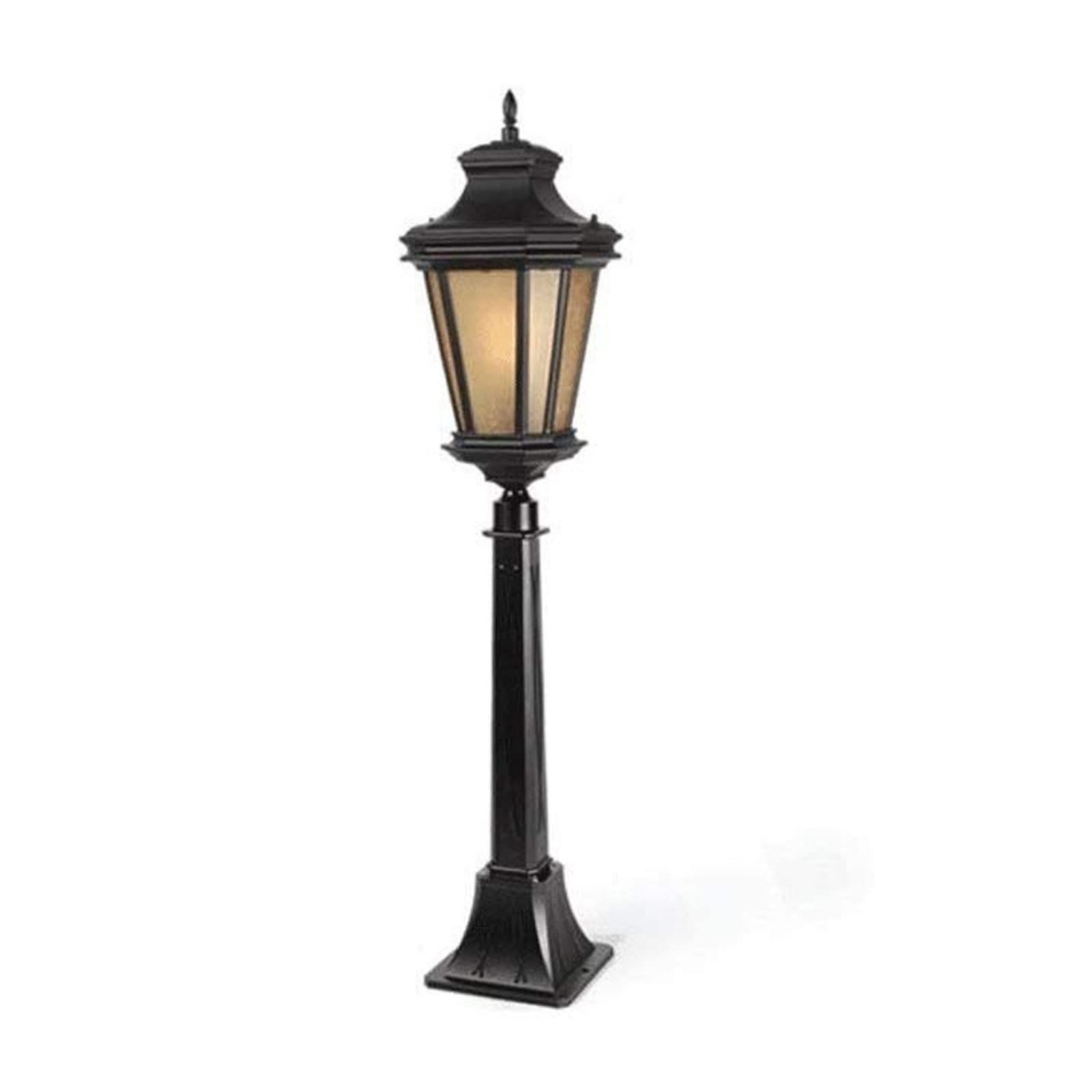 QUSYZD Lamp Post Lights Outdoor, Lamp Post Lights, Decorative Columns Post Lantern Outdoor Post Lights Fixtures Black Black Ip44 Outdoor Garden Lamp Post Bollard Light E27 Deco,