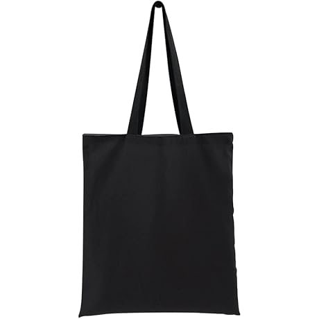 Hooshing Essential Canvas Tote Bag Black