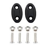 --materiale: alluminio billet Parte per moto Moto Blocco OFF Piastra Specchietto Retrovisore Foro Copertura Parti Specchio Codice Telaio Cap Base Per BMW S1000RR 2009-2018 Per YAMAHA R1 2009-2014(Black)