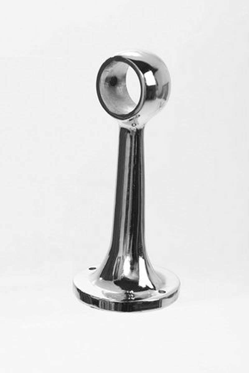 25mm Chrome Tube|Pipe Clothes Garment Dress Hanging Rail Dry Cleaners Wardrobe (Wall|Ceiling Tube Support)