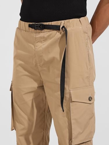 Image of The Indian Garage Co Men Relaxed Fit Mid-Rise Cargos