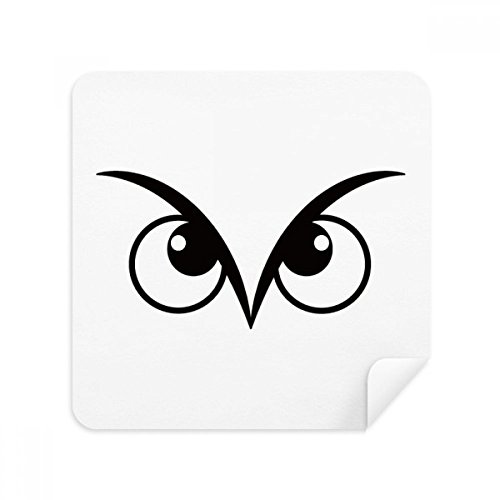 Chiffonnette microfibre smartphone et lunettes motif vectoriel noir
