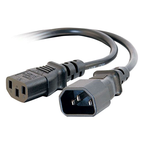 Free Shipping Offer C2G Power Cord, Short Extension Cord, Power Extension Cord, 16 AWG, Black, 4 Feet (1.21 Meters), Cables to Go 29917