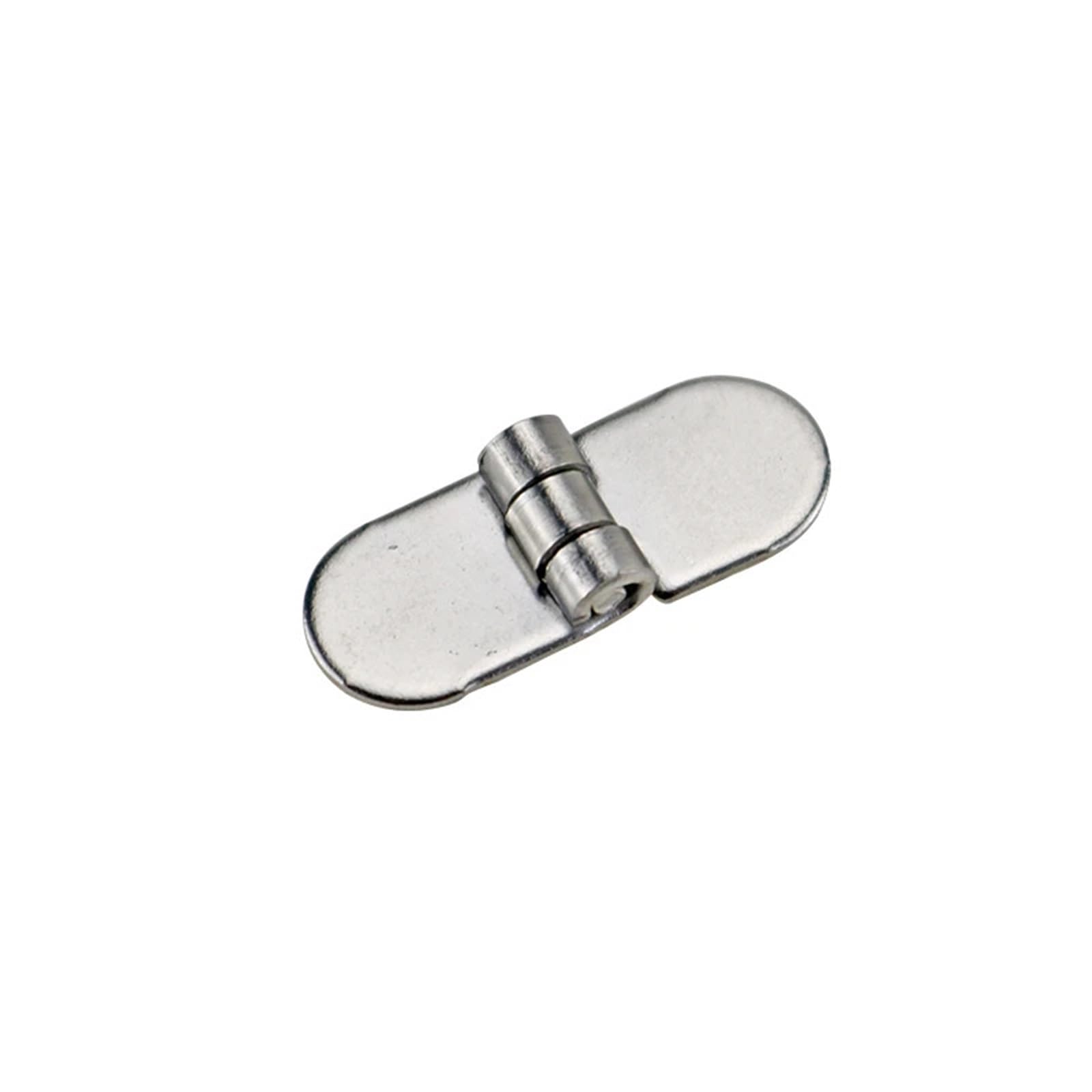 Charnière ronde sans trou inox 304 pour la fabrication de caissons et boîtiers d'instruments