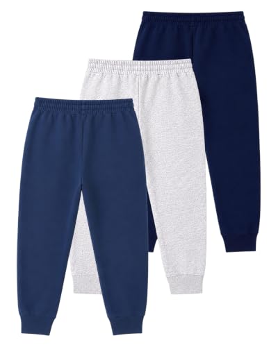 Image of Kuchipoo Boys Regular Fit Track Pants - Pack of 3