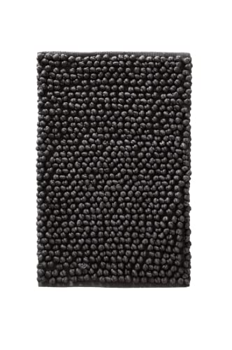 JOTEX Popcorn Badteppich, Grau, 50x80 cm, 1 Stück