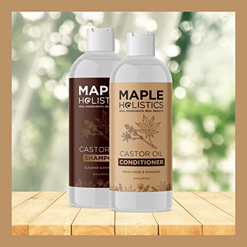 Castor Oil Shampoo And Conditioner Set - Jamaican Black Castor Oil Shampoo And Biotin Collagen Keratin Conditioner - Sulfate Free Shampoo And Conditioner For Fine Hair And Dry Scalp Care 16Oz #TOP3