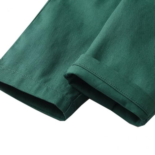Ropa formal cómoda con pantalones con tirantes en conjunto de trajes navideños para niños 5