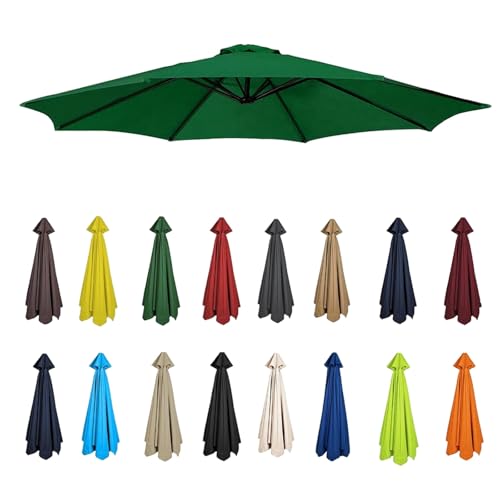 Replacement Parasol Canopy for Umbrellas, Fits 6-8 Ribs, Compatible with 2m to 3.5m Frames, Durable Canvas Canopy