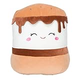 Squishmallows Official Kellytoy Plush 8 Inch Squishy Soft Plush Toy Animals (Carmelita Smores)