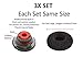 3X Ultra Comfort Eartips Ear Buds Replacement Earphone Ear Tips Kits Earpads Foam Set Cushion for Plantronics Voyager 5200 5220 5210 Series Bluetooth Headset Headphone (Large L)