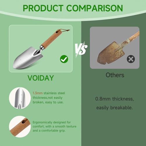 9-Piece Gardening Tools Set - Complete Gardening Kit with Heavy-Duty Stainless Hand Tools, Durable Storage Bag with Garden Accessories, Ideal Gardening Gifts for Women, Men, Gardeners - Image 3