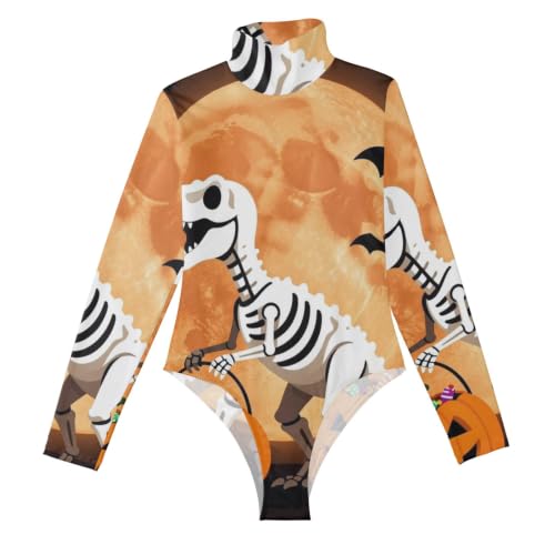 Body de manga larga GuoChe para mujer perfecto para fiestas de Halloween y looks de noche sexy