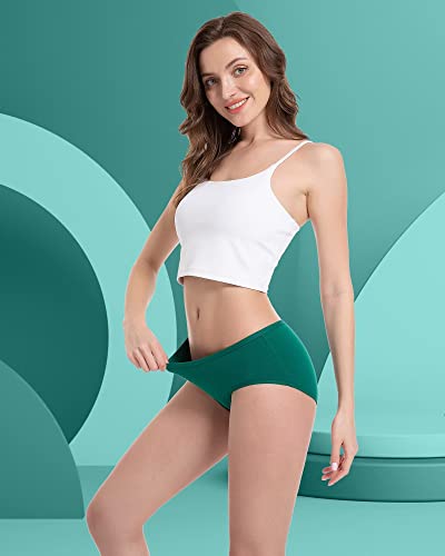 Cholewy Womens Underwear Cotton Panties Hipster Briefs Bikini Set For Teen Girls Comfortable Breathable 6 Pack, Xl #TOP2