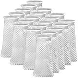 beaufan 20 Pack 4 Inch 150 Micron Honeycomb Filter Socks for Fish Tank, Aquarium Filter Sock 3D Honeycomb Design Filter Sock, Compatible with Waterbox Marine X 60.2, 90.3, and 110.4.