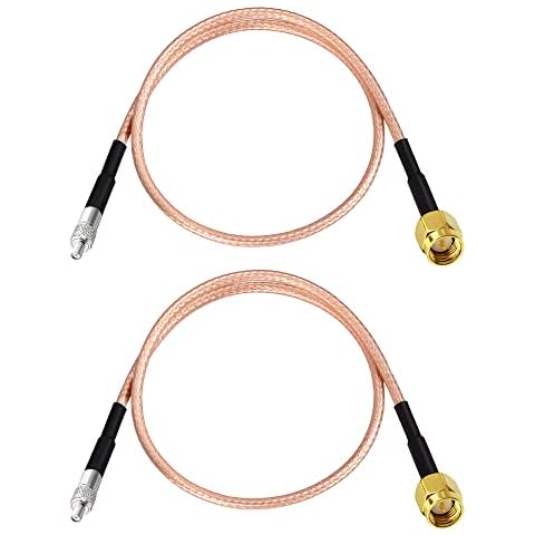 Superbat SMA Male to TS9 Female RG316 Jumper Cable 6inch 2-Pack SMA to TS9 Pigtail for Furion Antenna RV 4G LTE Broadband Modem Hotspot MiFi Router USB Modem Dongle etc Cover