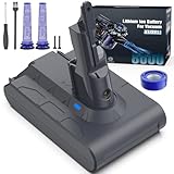 8000 mAh Batería para Aspiradora Dyson V7 Motorhead Animal Trigger Pro Fluffy Mattress Absolute SV11 con 3 Prefiltros, 1 Posfiltro, Destornillador y Tornillos