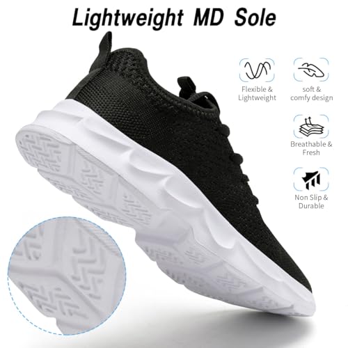 Image of DLWKIPV Womens Walking Shoes Slip On Sneakers Tennis Shoes Running Sport Workout Gym Shoes Athletic Non Slip Lightweight Breathable Fashion Casual Shoes for Travel Work
