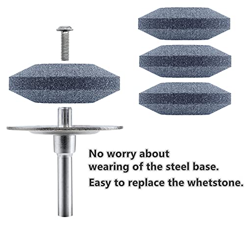 image for EtekStorm Lawn Mower Blade Sharpener Steel Backing Design Universal Mu