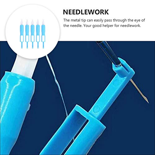 Healifty 5 peças de máquina de costura para máquina de costura, enfiador automático de costura rápid