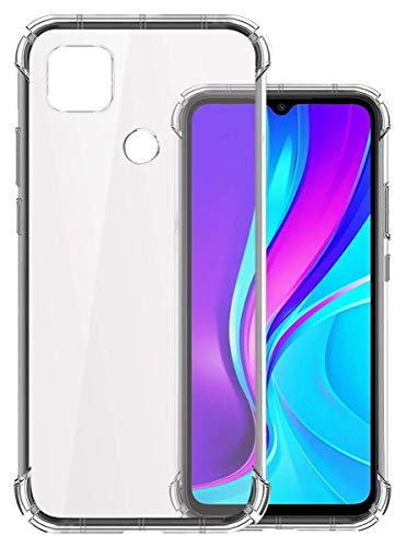 Image of COVERBLACK Silicone Back Cover for Mi Redmi 9 Activ- Transparent
