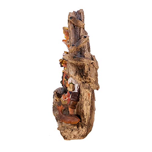 Kurt Adler 7-Inch Resin Nativity Table Piece, 11 Piece Set With Stable #TOP2