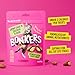 Bonkers Cat Bites, Crunchy & Soft Chick N' Cheddar Flavor Treats, Low Calorie, Training or Food Topper, 6.3 oz / 180g Resealable Bag for All Breeds and Ages, Value Pack (6 Pack)