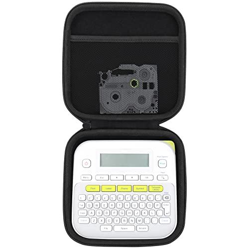 Étui pour Brother P-Touch PT-D210 et PTD220 khanka housse rigide de protection noire