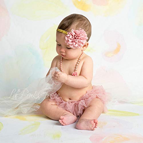 3PCS Baby Girls 1st Birthday Outfits One Gold Wild One Glitter Bodysuit TUTU Bloomer Sets (One Dusty Rose Long Sleeve, 12 Months)