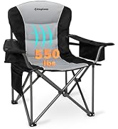 Amazon.com: KingCamp Oversized Camping Chair with Adjustable