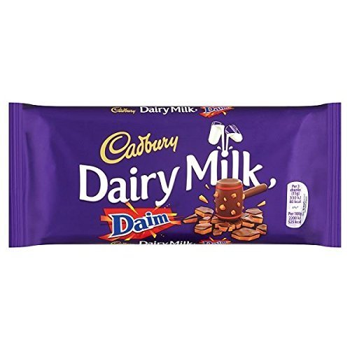 Cadbury Dairy Milk With Daim Chocolate 15 X 120G Bars (Bulk Buy) By Cadbury Dairy Milk
