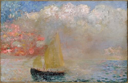 Le Voilier d'Odilon Redon Prints Toile grand format pour raviver un mur de salon sans âme