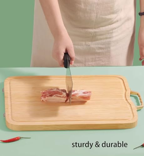 Planche à découper de 50cm pour préparer vos grands repas en famille - 4