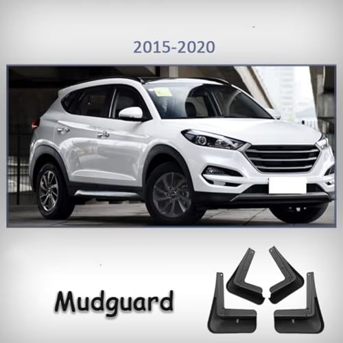 Guardabarros coche para Hyundai Tucson 2015-2020 que resuelven las salpicaduras de barro 2