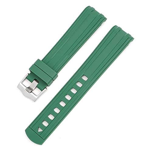湾曲した端端膜ラバーシリコーンウォッチバンドオメガの新しいシーマスター300ユニバース007 20mm 22mウォッチソフトストラップメン