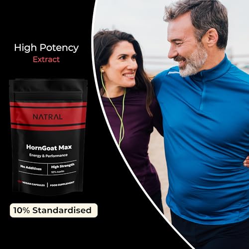 HornGoatMax Capsules - 120 Capsules 500mg Pure Goat Wd Extract 500mg - 10% Standardised Energy and Vitality Supplement for Men - No Fillers No Additives - Vegan Gluten Free - Image 3